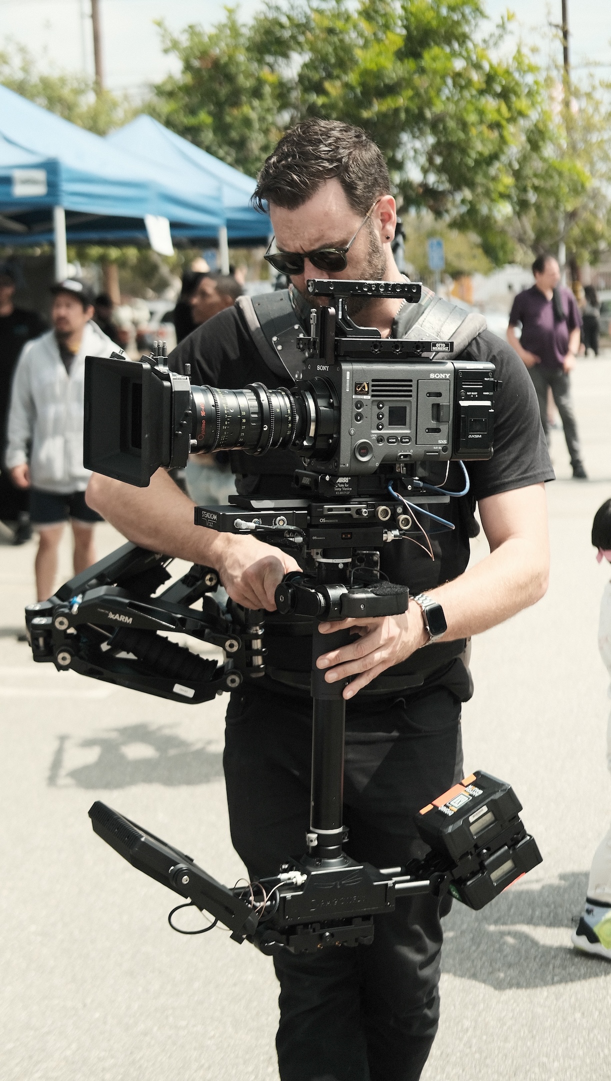 Optical Support + Flowcine Steadicam